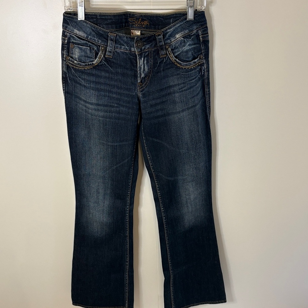 Silver Jeans Dark Blue Flare Women Jeans